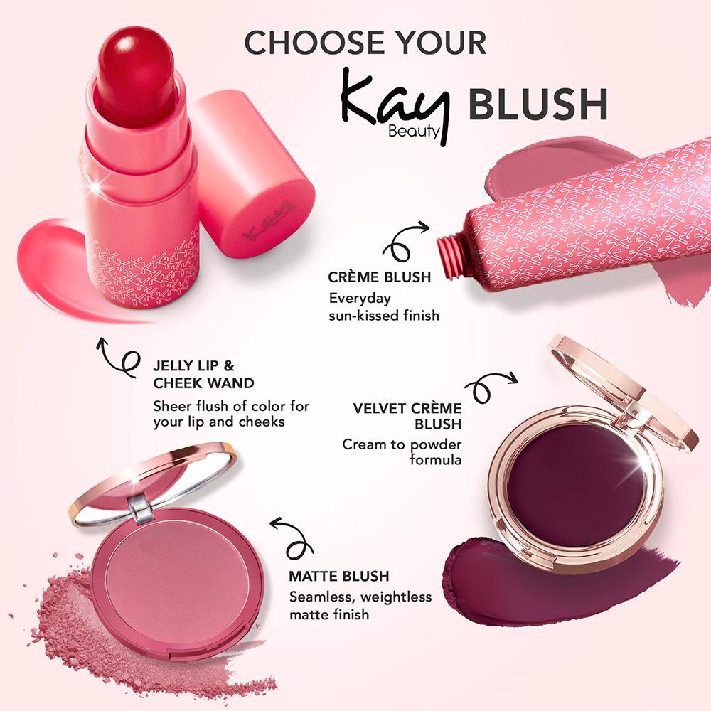 kay beauty craˆme blush rosy romance 10 ml
