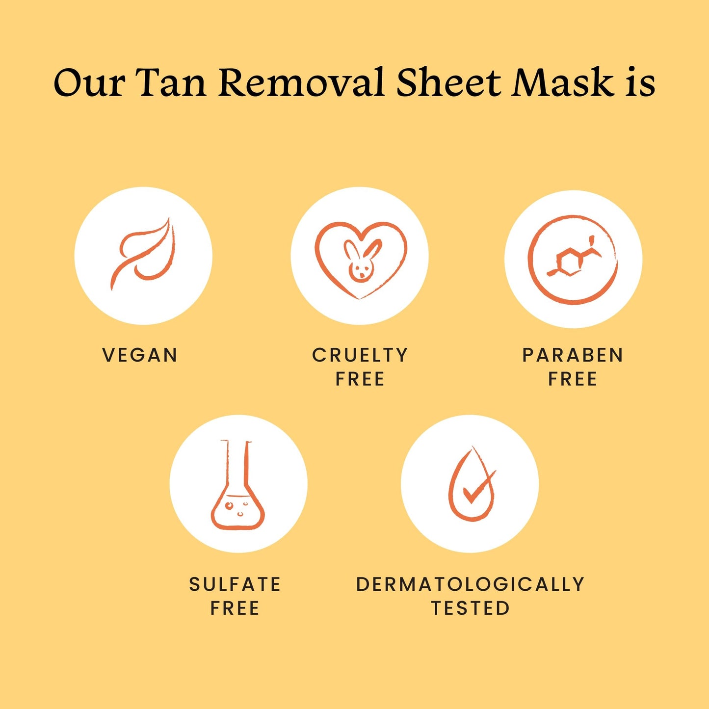FOXTALE DE-TANNING SHEET MASK