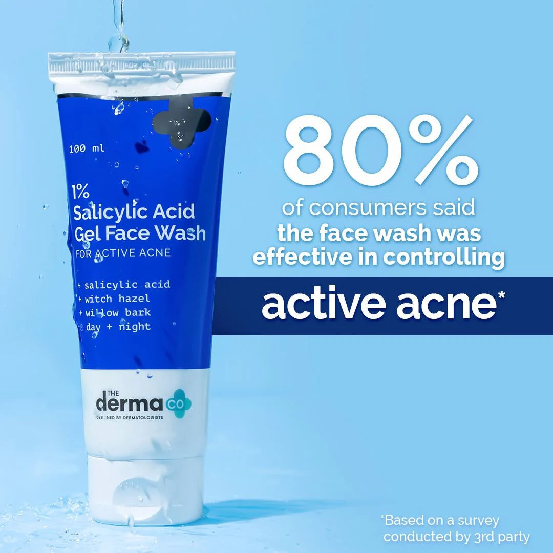 THE DERMA CO 1% SALICYLIC ACID GEL FACEWASH 100ML