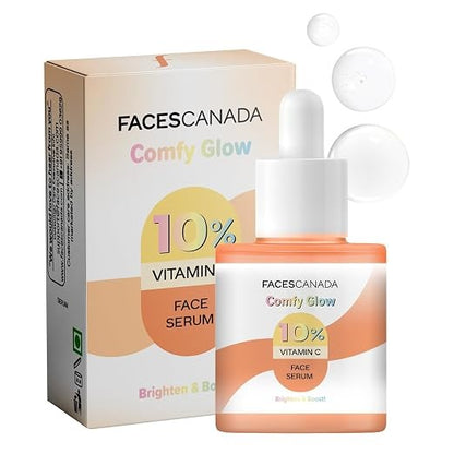 FACES CANADA COMFY GLOW 10% VITAMIN C FACE SERUM 30ML