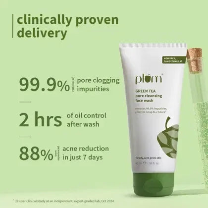 PLUM PORE CLEANSING FACE WASH GREEN TEA - 50 ML