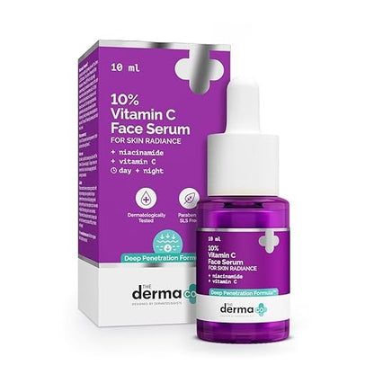 THE DERMA CO 10% VITAMIN C FACE SERUM 10 ML