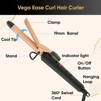 VEGA EASE CURL HAIR CURLER
