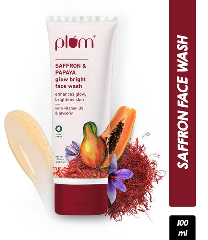 PLUM FACE WASH SAFFRON & PAPAYA- 100 ML