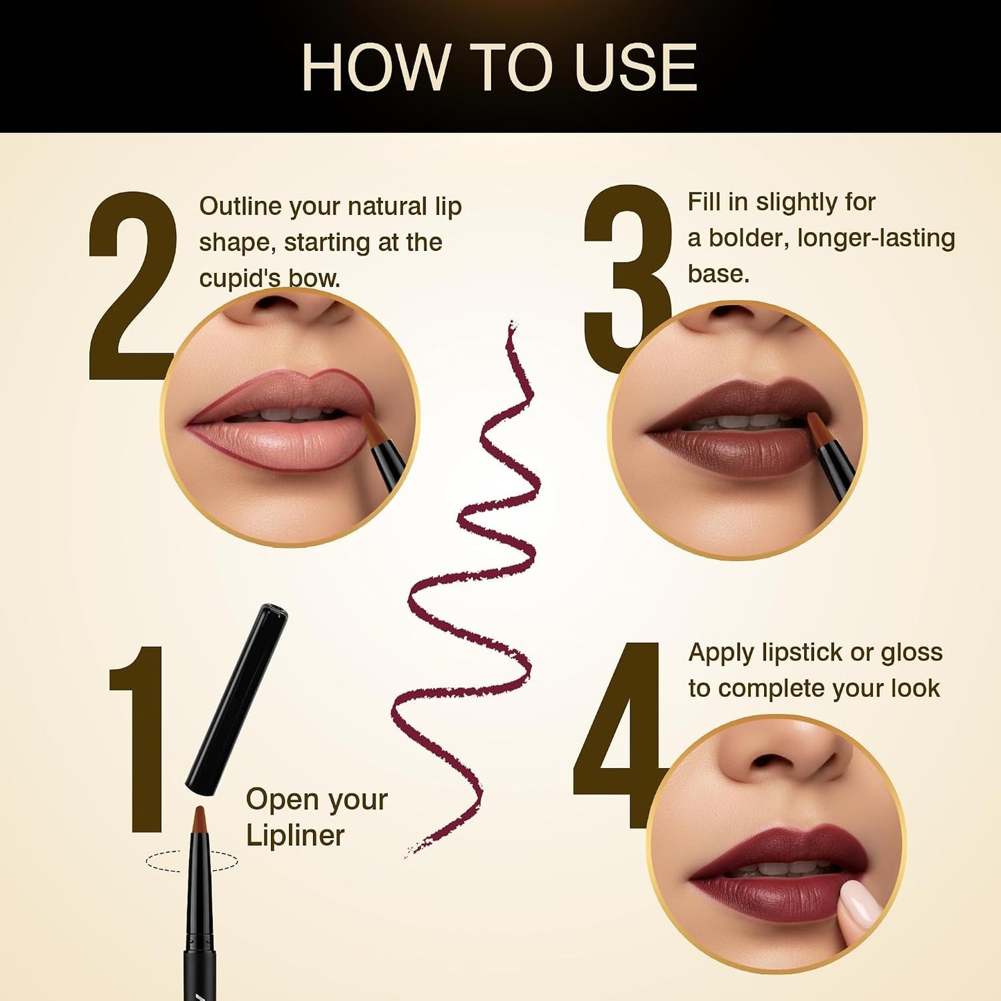 AURIC LONG LAST LIP LINER 3505 SCANDALACIOUS