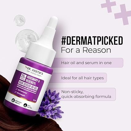DR.SHETH'S ROSEMARY & REDENSYL HAIR SERUM-IN-OIL- 30 ML