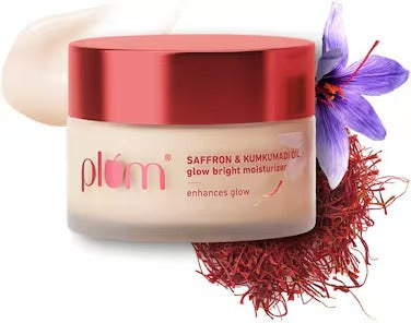 PLUM GLOW BRIGHT MOISTURIZER SPF 35 SAFFRON & KUMKUMADI OIL - 50G