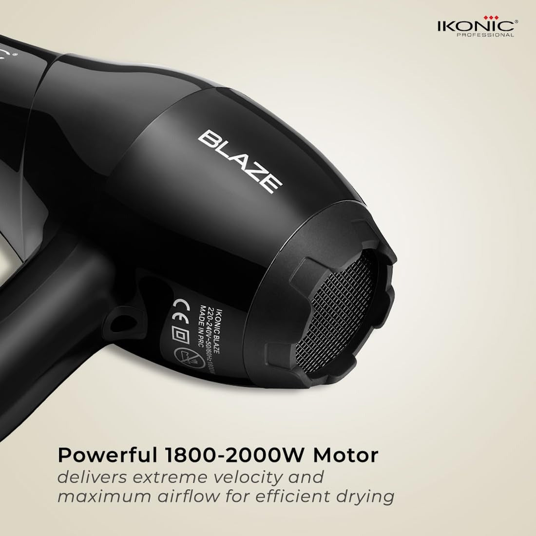 Ikonic Hair Dryer - Blaze Black - Hair Dryer