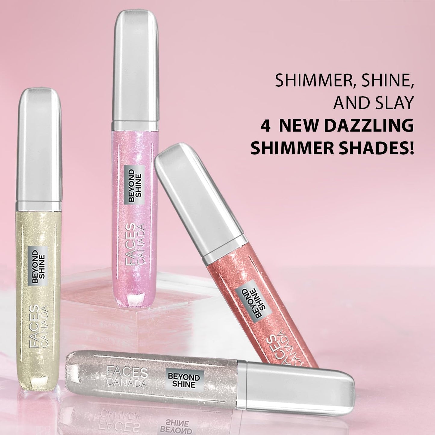 FACES CANADA BEYOND SHINE LIP GLOSS GOLD PIXIE DUST
