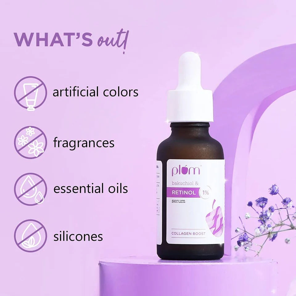 PLUM FACE SERUM BAKUCHIOL AND RETINOL- 20ML