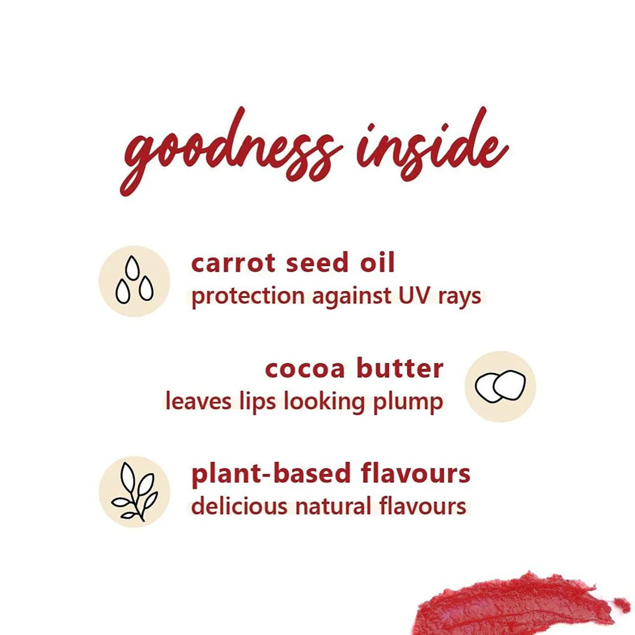 PLUM CANDY MELTS VEGAN LIP BALM RED VELVET LOVE - 12G