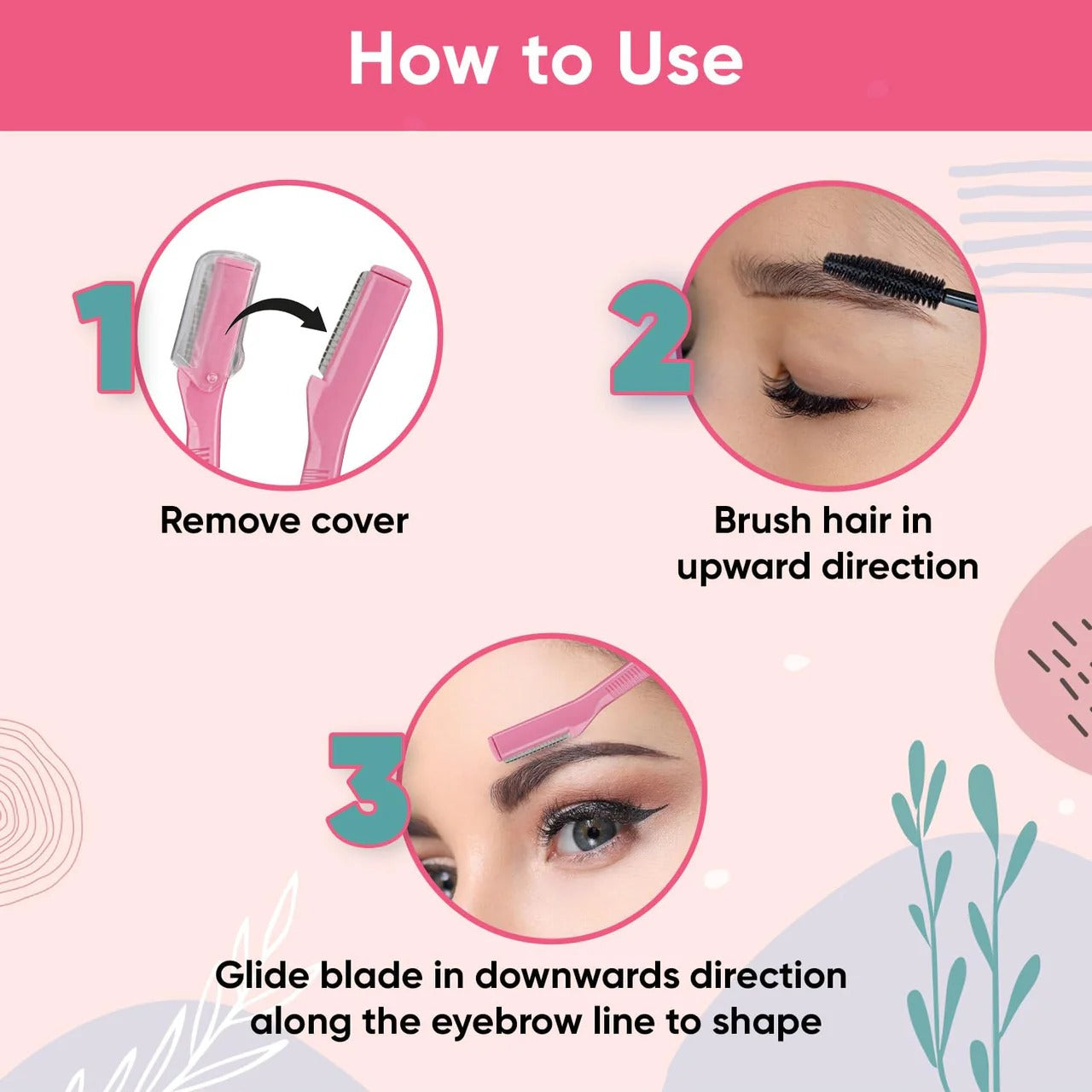 VEGA ESS-01 EYEBROW SHAPER SET