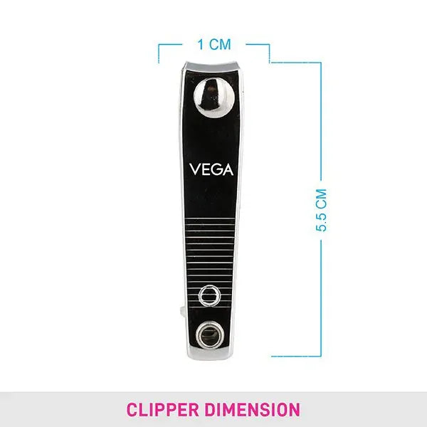 VEGA NAIL CLIPPER BLACK LNCB-03