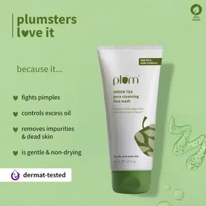 PLUM PORE CLEANSING FACE WASH GREEN TEA - 50 ML