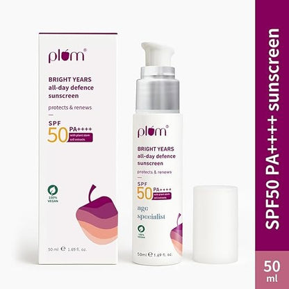PLUM AGE SPECIALIST BRIGHT YEARS ALL DAY DEFENCE CREAM SPF 45 - 50ML