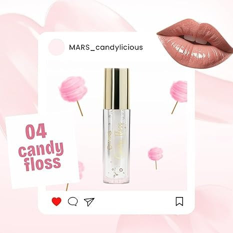 MARS CANDYLICIOUS LIP GLOSS 04 CANDY FLOSS