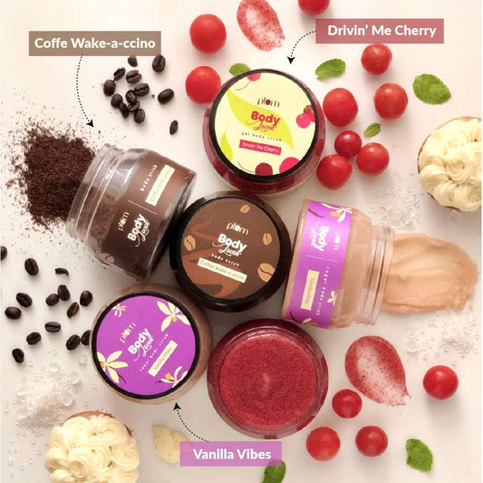 PLUM BODY LOVIN' SUGAR BODY SCRUB VANILA VIBES - 200GM