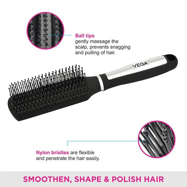 VEGA E14-FB FLAT BRUSH HAIR BRUSH