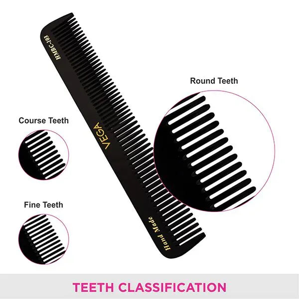 VEGA DRESSING COMB BLACK (HMBC-103)