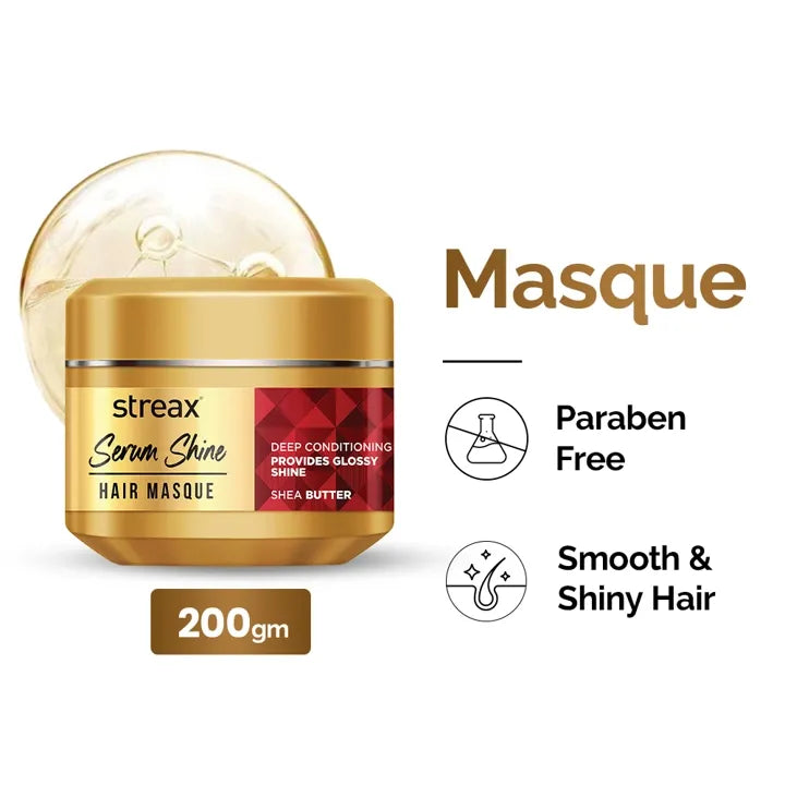 STREAX SERUM SHINE MASQUE- 200 GM