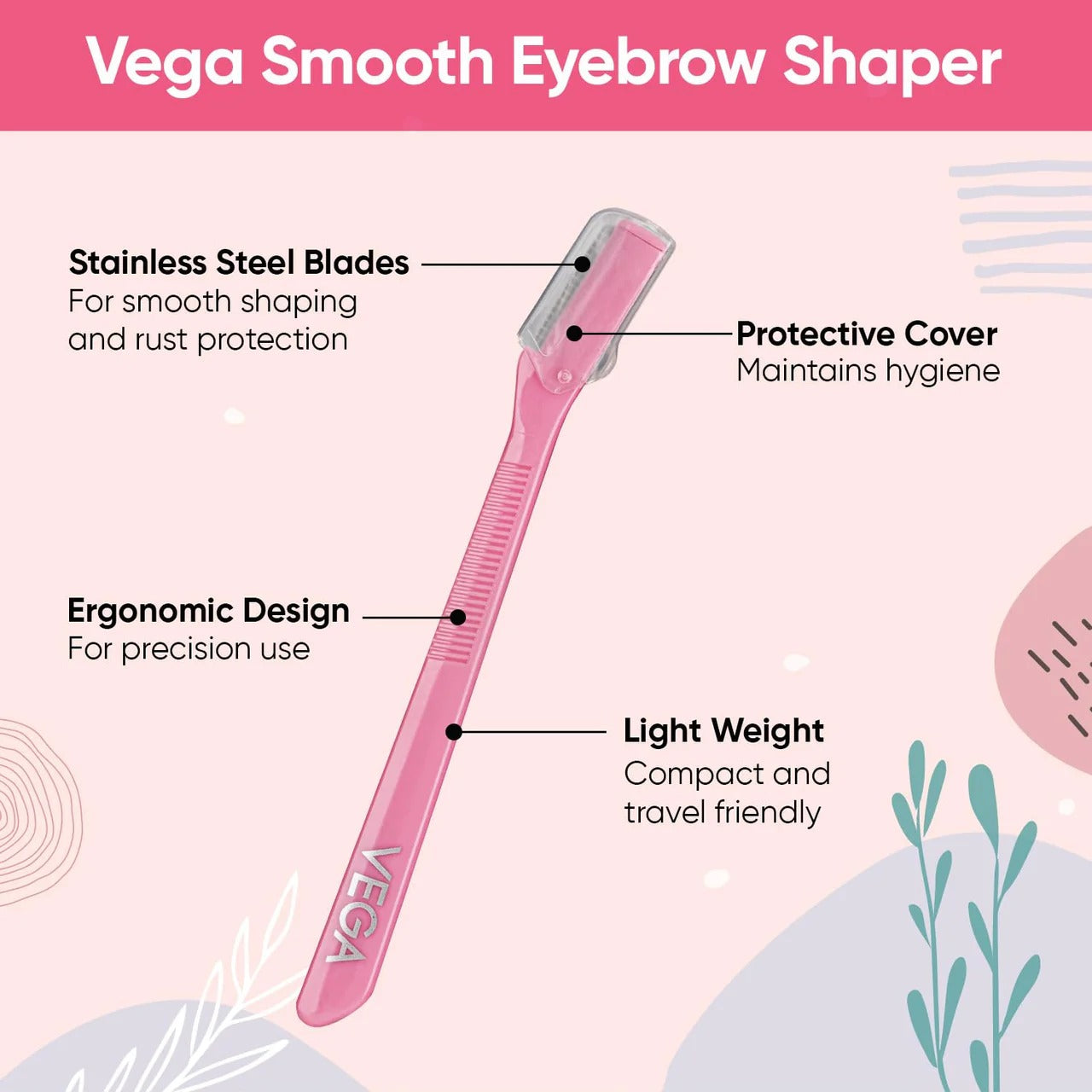 VEGA ESS-01 EYEBROW SHAPER SET