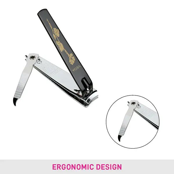 VEGA NAIL CLIPPER BLACK LNCB-03