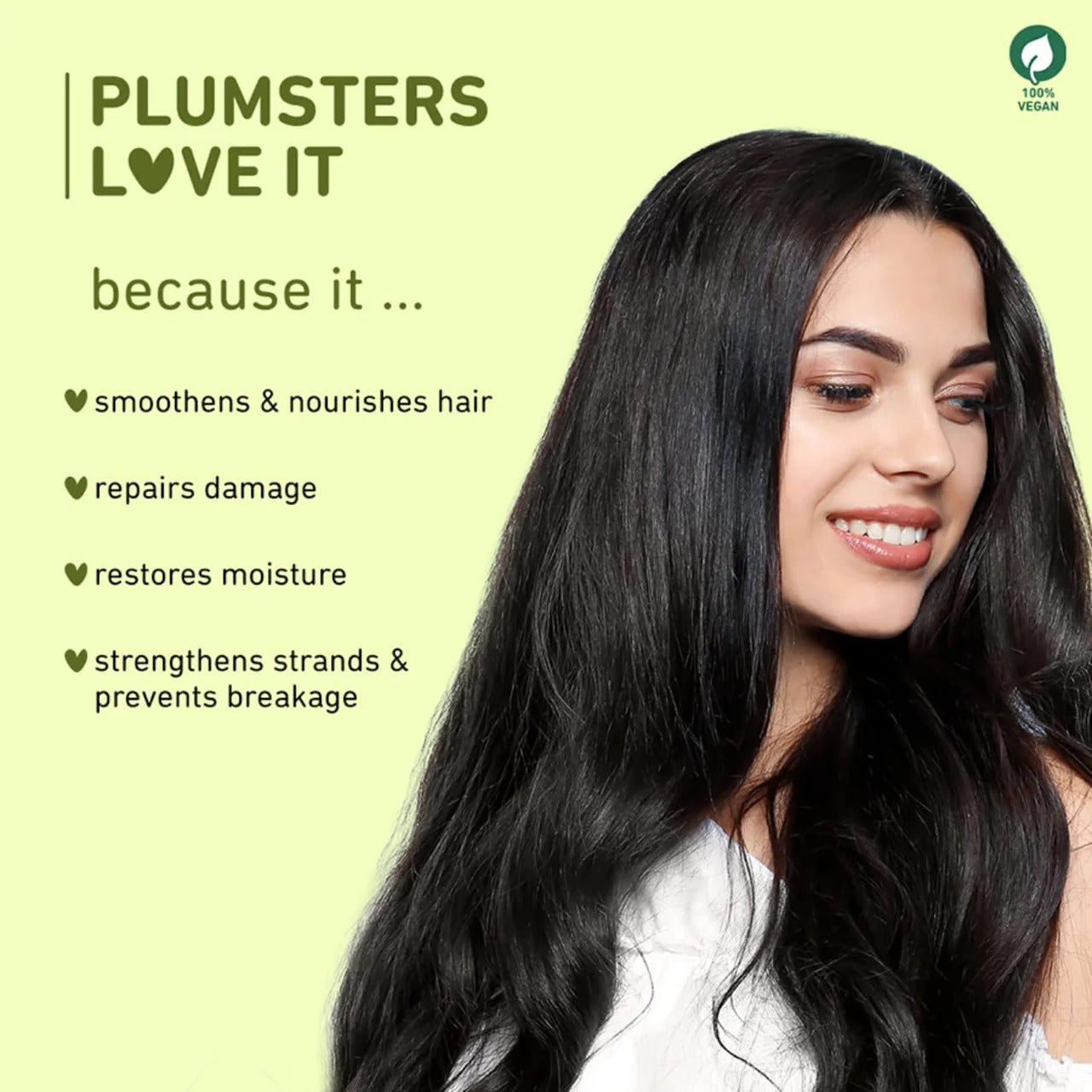 PLUM OLIVE & MACADAMIA MEGA MOISTURIZING HAIR MASK- 80 GM
