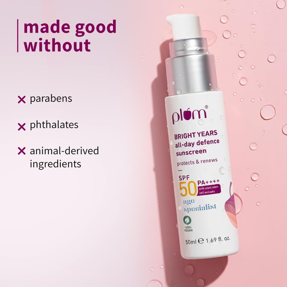 PLUM AGE SPECIALIST BRIGHT YEARS ALL DAY DEFENCE CREAM SPF 45 - 50ML