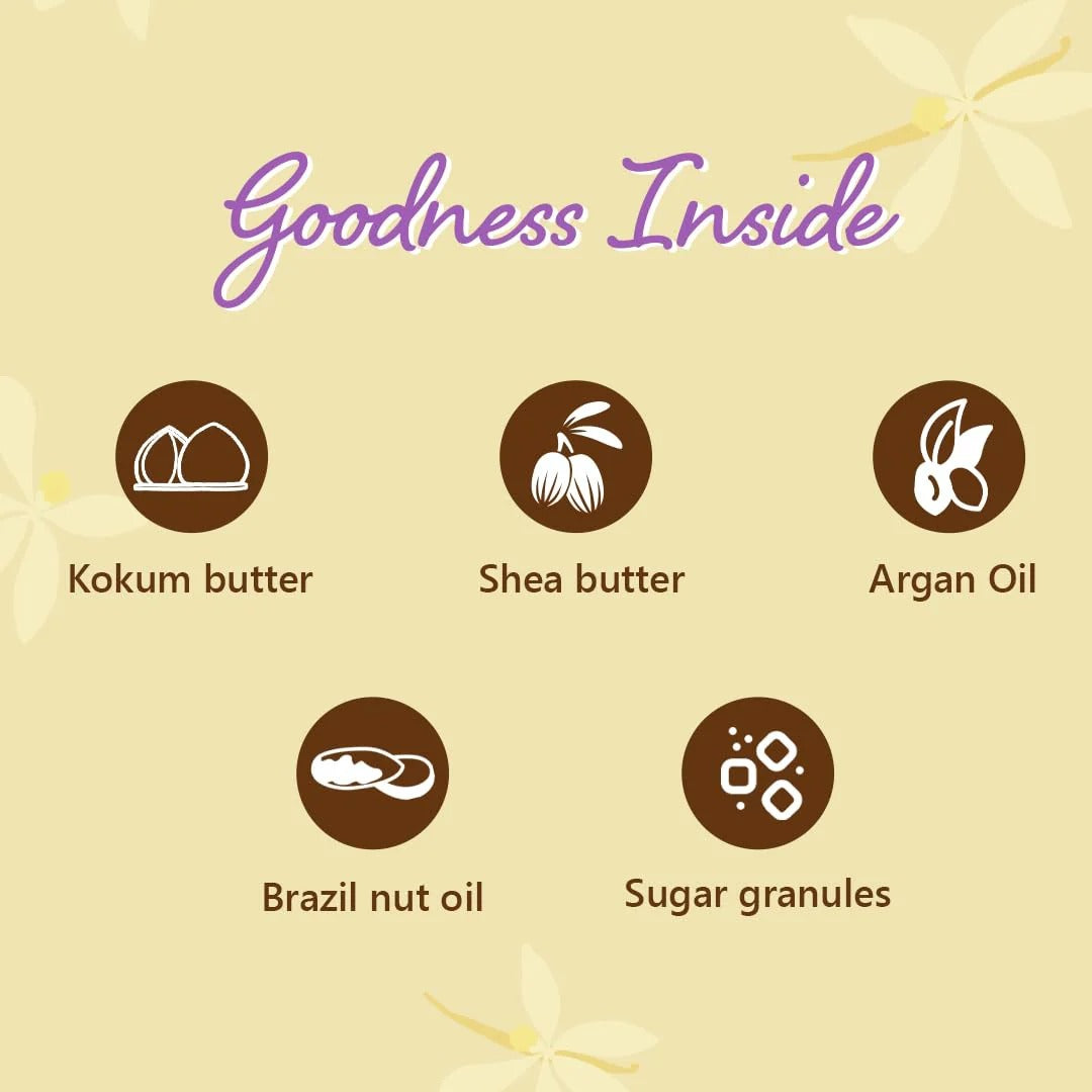 PLUM BODY LOVIN' SUGAR BODY SCRUB VANILA VIBES - 200GM