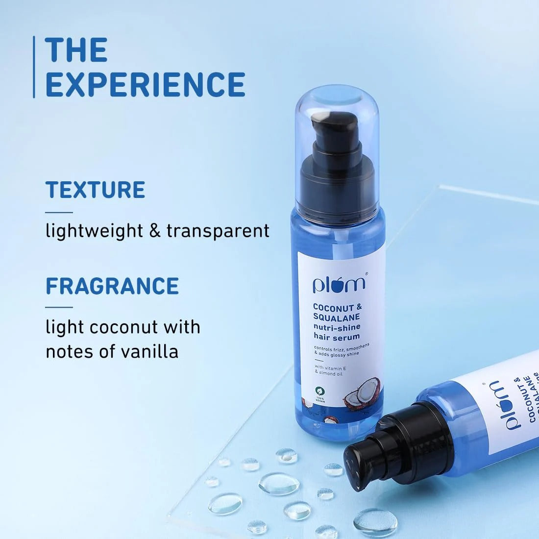 PLUM NUTRI-SHINE HAIR SERUM COCONUT & SQUALANE- 75ML