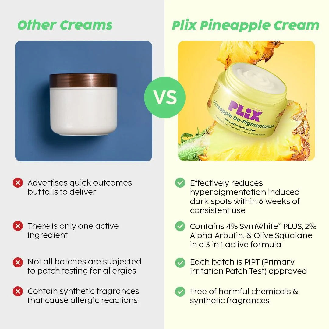 PLIX PINE APPLE DE-PIGMENTATION SMOOTHIE MOISTURIZER 50G