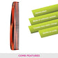 VEGA DRESSING COMB BROWN (HMC-02D)