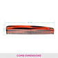 VEGA DRESSING COMB BROWN (HMC-02D)