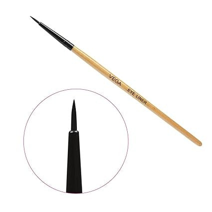 VEGA EYELINER BRUSH WOOD EV-08