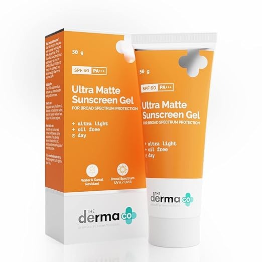 THE DERMA CO ULRA MATTE SUNSCREEN GEL 50 GM