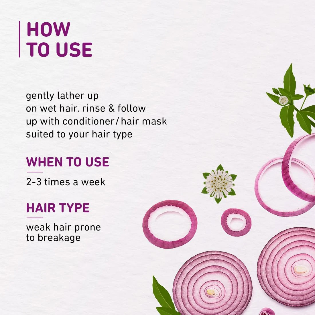 PLUM HAIR FALL CONTROL SHAMPOO ONION & BIOTIN - 250ML