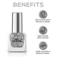 RENEE GLITTER NAIL PAINT-SILVER FLAKE - 10ML