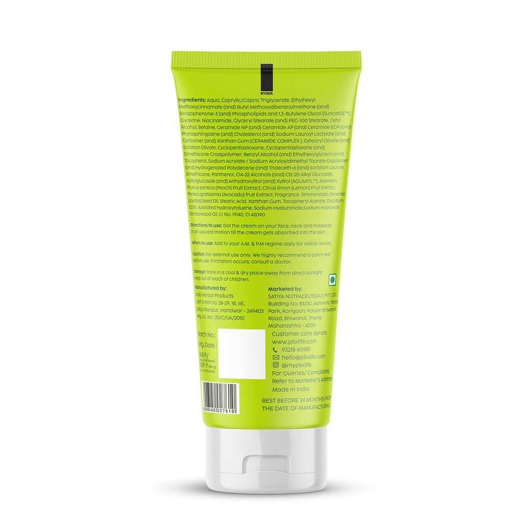 PLIX AVACADO 1% CERAMIDE STURE RUSH BARRIER REPAIR CREAM WITH SPF 20- 50GM