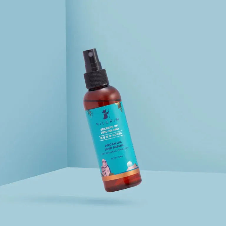 Pilgrim Argan Oil Hair Serum with Camellia & White Lotus- 100 ML