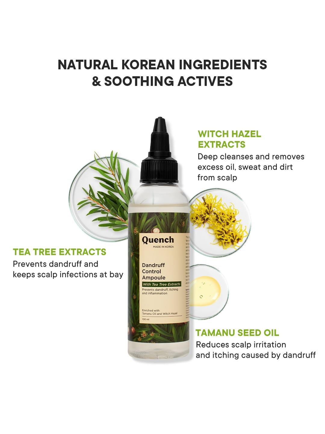 QUENCH DANDRUFF CONTROL AMPULE 100 ML