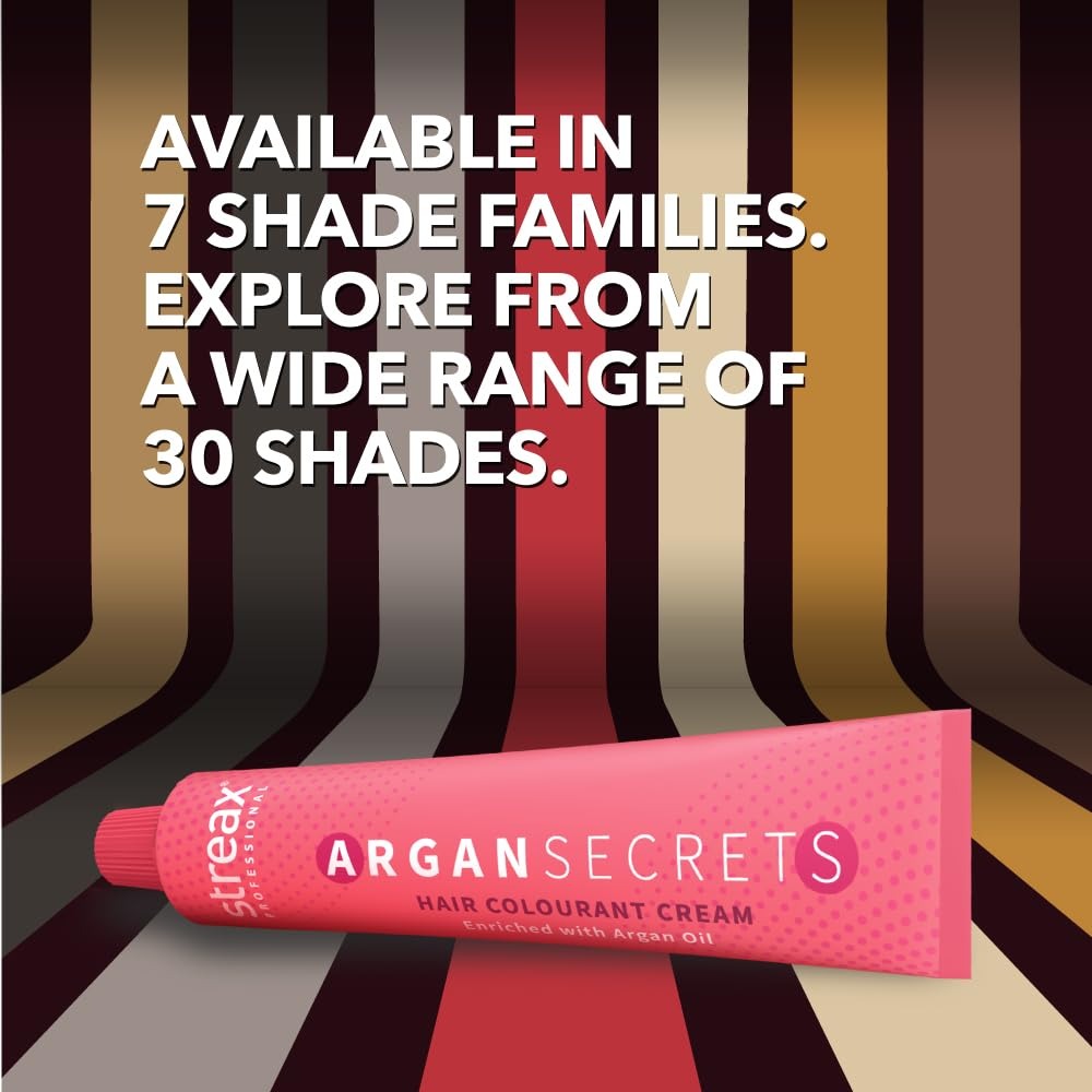 STREAX PROF ARGAN SECRETS HAIR COLOURANT CREAM BROWN 4