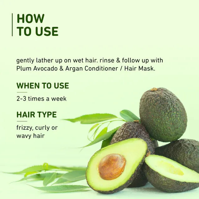 PLUM FRIZZ CONTROL SHAMPOO AVACADO & ARGAN- 250ML