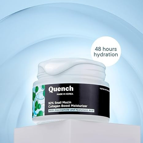 QUENCH 92% SNAIL MUCIN COLLAGEN BOOST MOISTURIZER 50ML