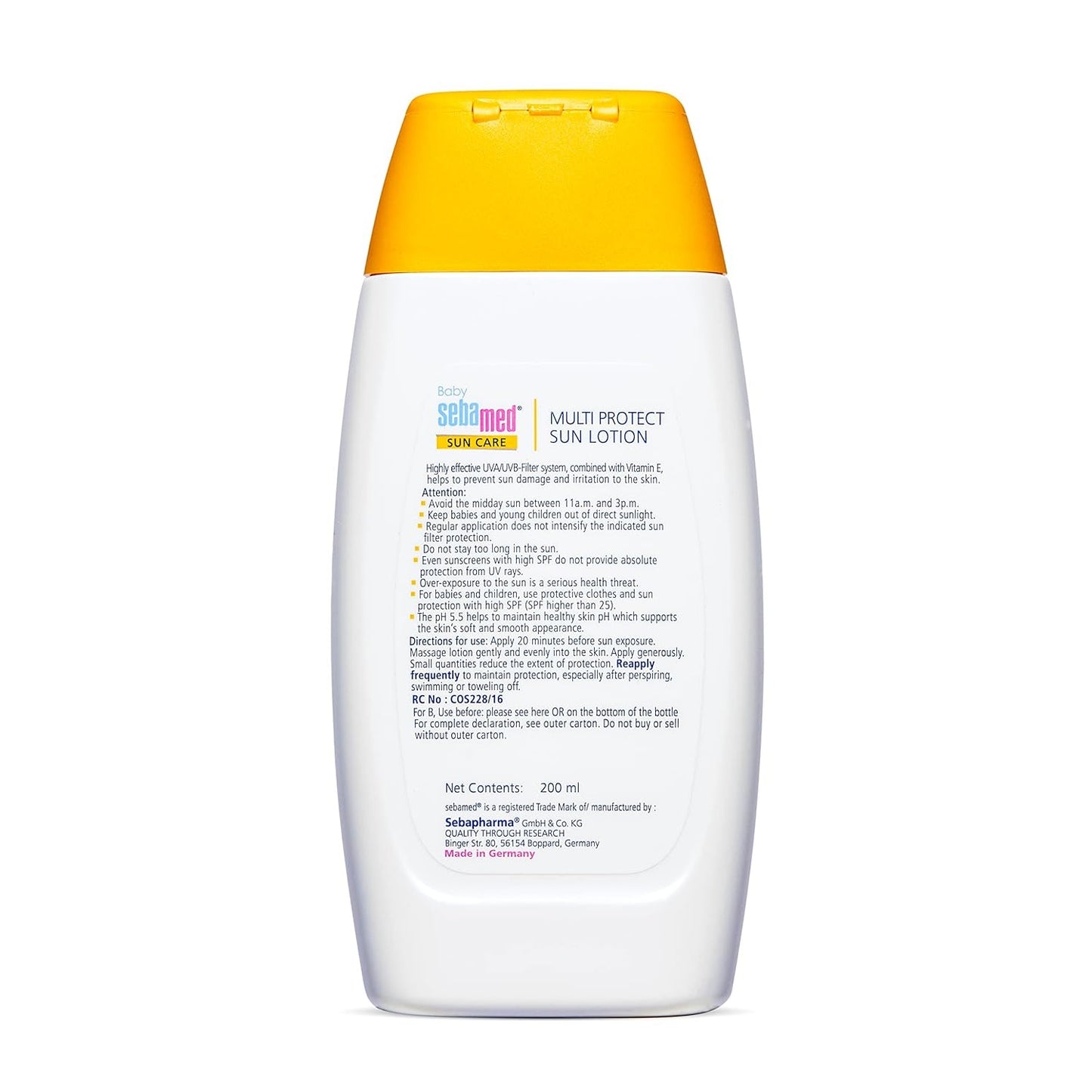 SEBAMED SUNLOTION SPF 50 200 ML