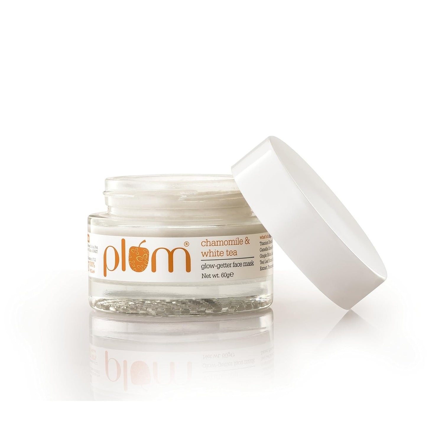 PLUM GLOW BETTER FACE MASK CHAMOMILE & WHITE TEA - 60G