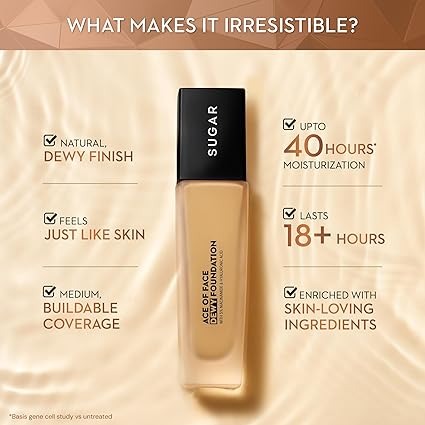 SUGAR ACE OF FACE DEWY FOUNDATION 07 VANILLA LATTE - 30ML
