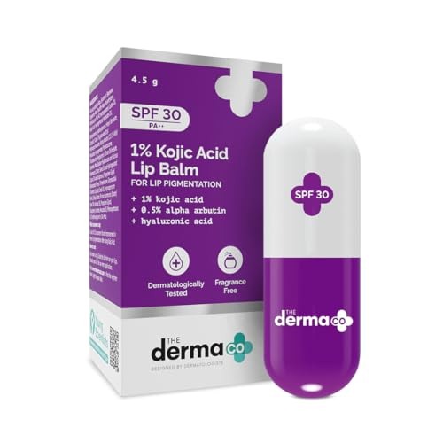 THE DERMA CO 1% KOJIC ACID LIP BALM 4G