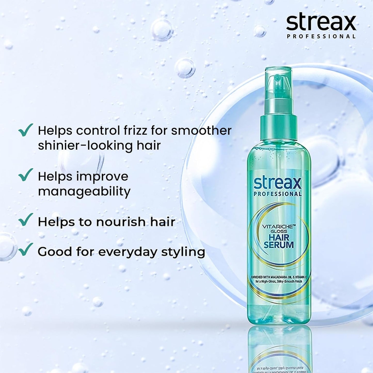 STREAX PROFESSIONAL VITARICHE GLOSS HAIR SERUM 100ML