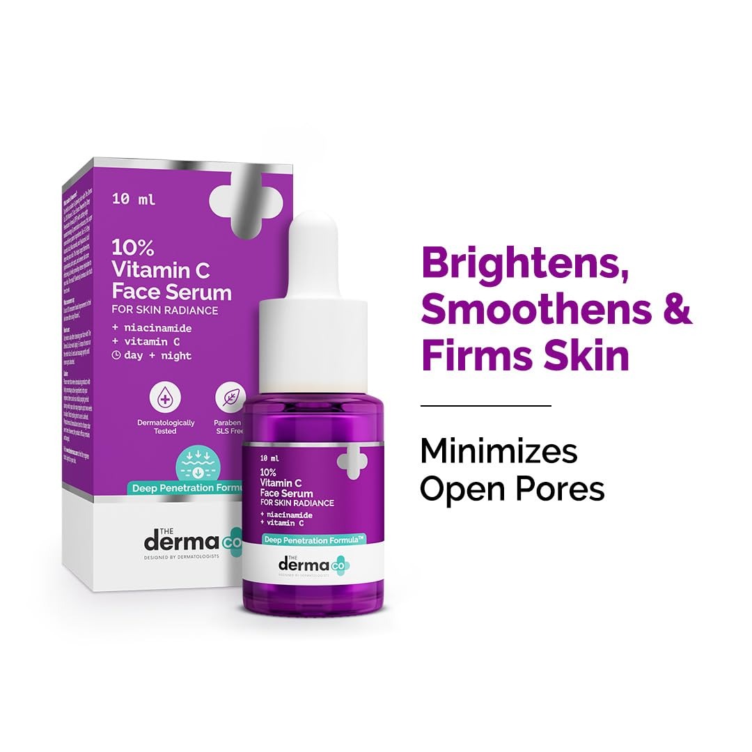 THE DERMA CO 10% VITAMIN C FACE SERUM 10 ML