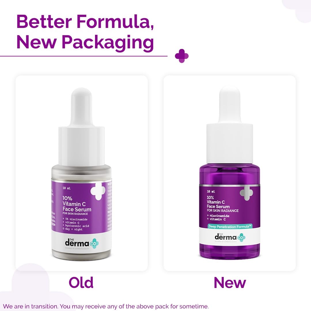 THE DERMA CO 10% VITAMIN C FACE SERUM 10 ML
